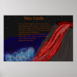 New Lands poem print