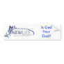 New Life in Christ Bumper Stickers
