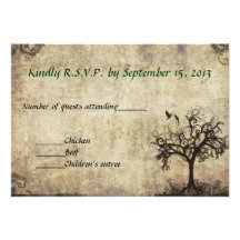 New Life Wedding RSVP Card  Invitation