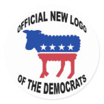 NEW LOGO OF THE DEMS stickers