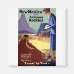 New Mexico and Arizona Rockies Vintage Travel Fridge Magnets