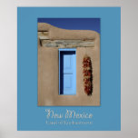 New Mexico Blue Window Poster posters