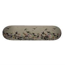 New Mexico Bosque Snow Geese Skateboard