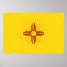 NEW MEXICO FLAG Poster