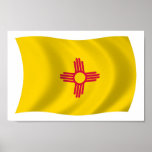New Mexico Flag Poster Print