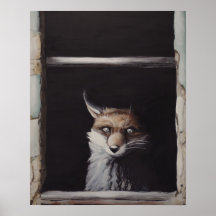 New Mexico - Fox Pop Surrealism Print