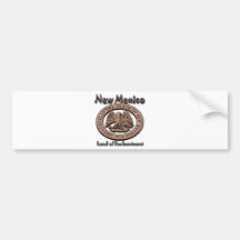 New Mexico Land of EnchantmentState Seal Bumper Sticker