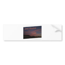New Mexico sunset Bumper Sticker