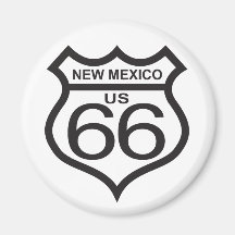 New Mexico US Route 66 Refrigerator Magnets
