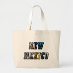 New Mexico, USA Text Canvas Bag
