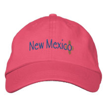 New Mexico_Zia2 Embroidered Hats