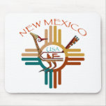 New Mexico's Roadrunner & Zia mousepads