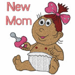 New Mum - Girl embroidered shirts
