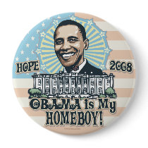 New Obama Homeboy 2008 Button