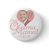 New Obama Mama 2009 Gear Button