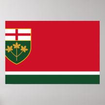 New-Ontario Proposal flag Poster