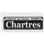 New Orleans Chartres St Sign Personalized Announcement