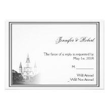 New Orleans Destination Wedding Response Card