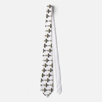 New Orleans Fleur de lis bk/gd Neck Ties