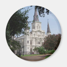 New Orleans French Quarter Fridge Magnets