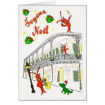 New Orleans French Quarter Joyeux Noël Card