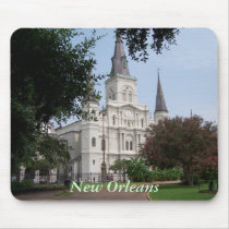 New Orleans French Quarter Mouse Mat