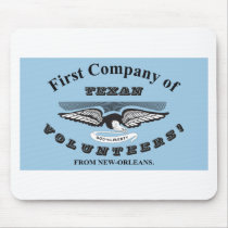 New Orleans Greys Flag T-Shirts Mouse Pad