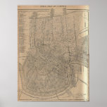 New Orleans Map 1908 posters