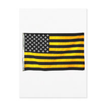 New Orleans NOLA Black and Gold American USA Flag Postcards