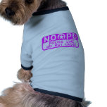 New Orleans NOPD Police Line Sign - Pink pet clothing
