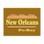 New Orleans Po Boy Post Cards