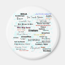 New Orleans Refrigerator Magnets