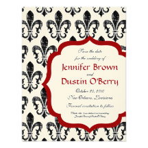 New Orleans Save the Date Personalised Invites