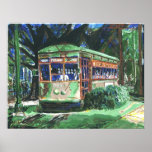 New Orleans Streetcar Painting posters