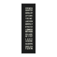 New Orleans Subway Art Gallery Wrapped Canvas