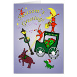 New Orleans Themed Season's Greetings Card