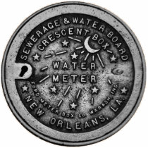 New Orleans Water Metre Cover Replica