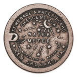 New Orleans Water Metre Cover stickers