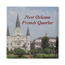 New Orleasn French Quarter Refrigerator Magnets