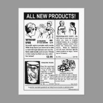 New products postcards