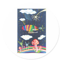 New Products Round Sticker