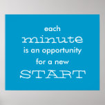 New Start Poster posters