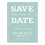 NEW VINTAGE | SAVE THE DATE ANNOUNCEMENT POST CARD