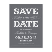 NEW VINTAGE | SAVE THE DATE ANNOUNCEMENT POSTCARD