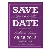 NEW VINTAGE | SAVE THE DATE ANNOUNCEMENT POST CARDS