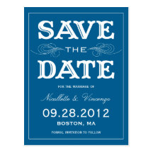 NEW VINTAGE | SAVE THE DATE ANNOUNCEMENT POST CARDS