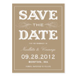 NEW VINTAGE | SAVE THE DATE ANNOUNCEMENT POSTCARD