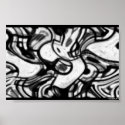 New Wave Blues (Black & White) posters