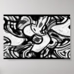 New Wave Blues (Black & White) posters