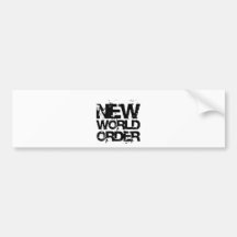 New World Order Bumper Sticker